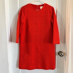 Kate Spade ♠️ shift dress! Beautiful red-orange color. Never worn.